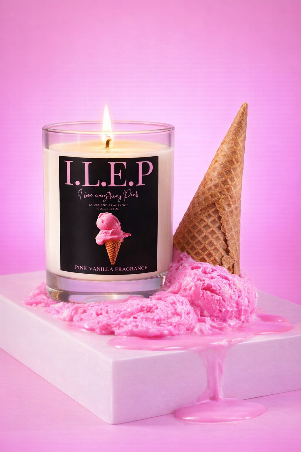 Pink Vanilla 10oz Candle