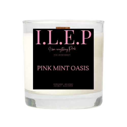 Pink Mint Oasis 10oz Candle
