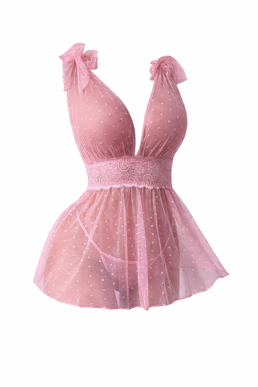 Sweet Darling Pink Babydoll Lingerie