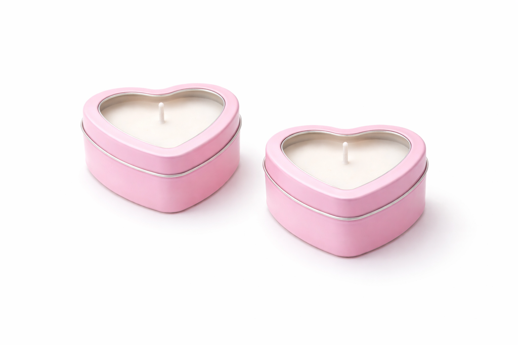 Apple Honey Champagne Luxe Heart Minis – Set of Two (2oz each)