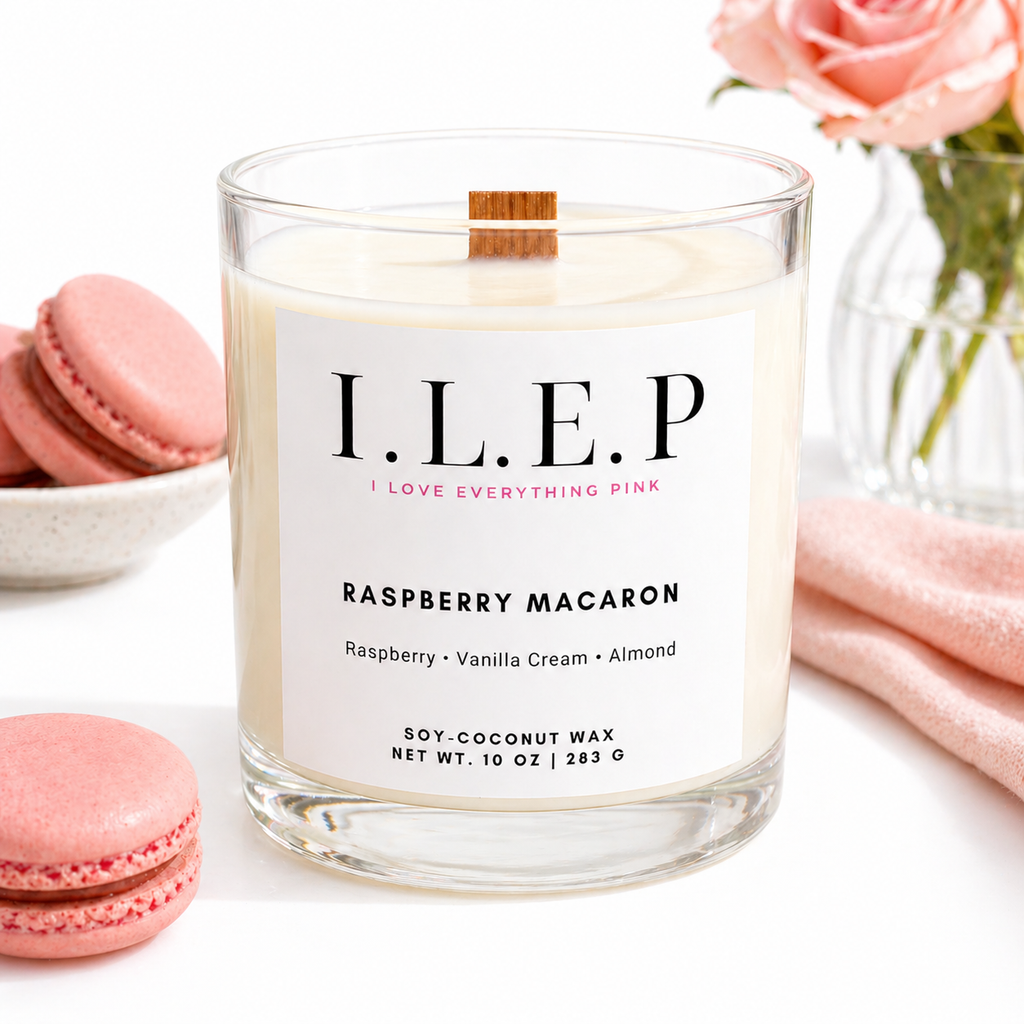 Raspberry Macaron 10oz Candle